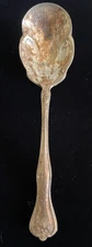 Antique Silverplate 1880 Acorn Williams Sugar Jelly Spoon Shell Shaped Scalloped