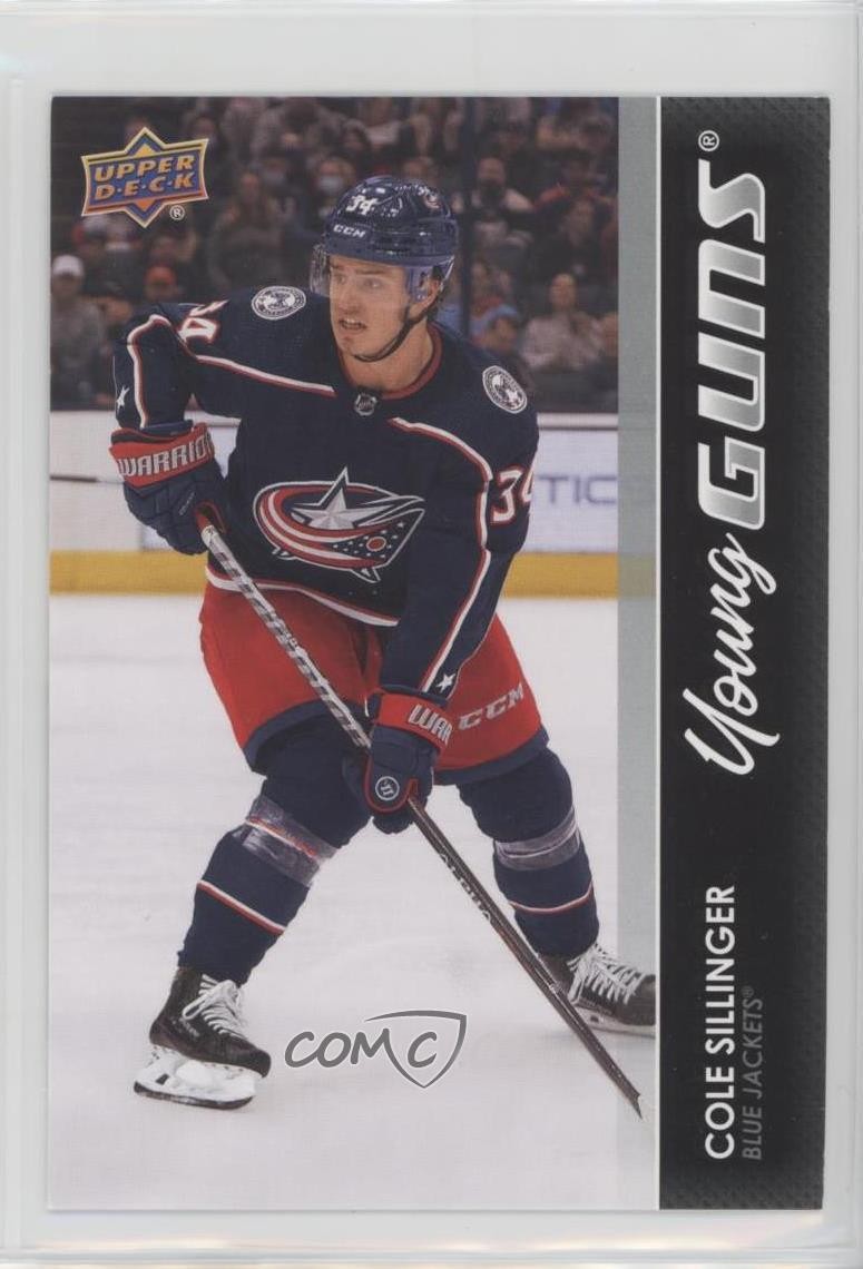 2021-22 Upper Deck Series 2 Young Guns Jumbo Cole Sillinger #498 Rookie RC e9p
