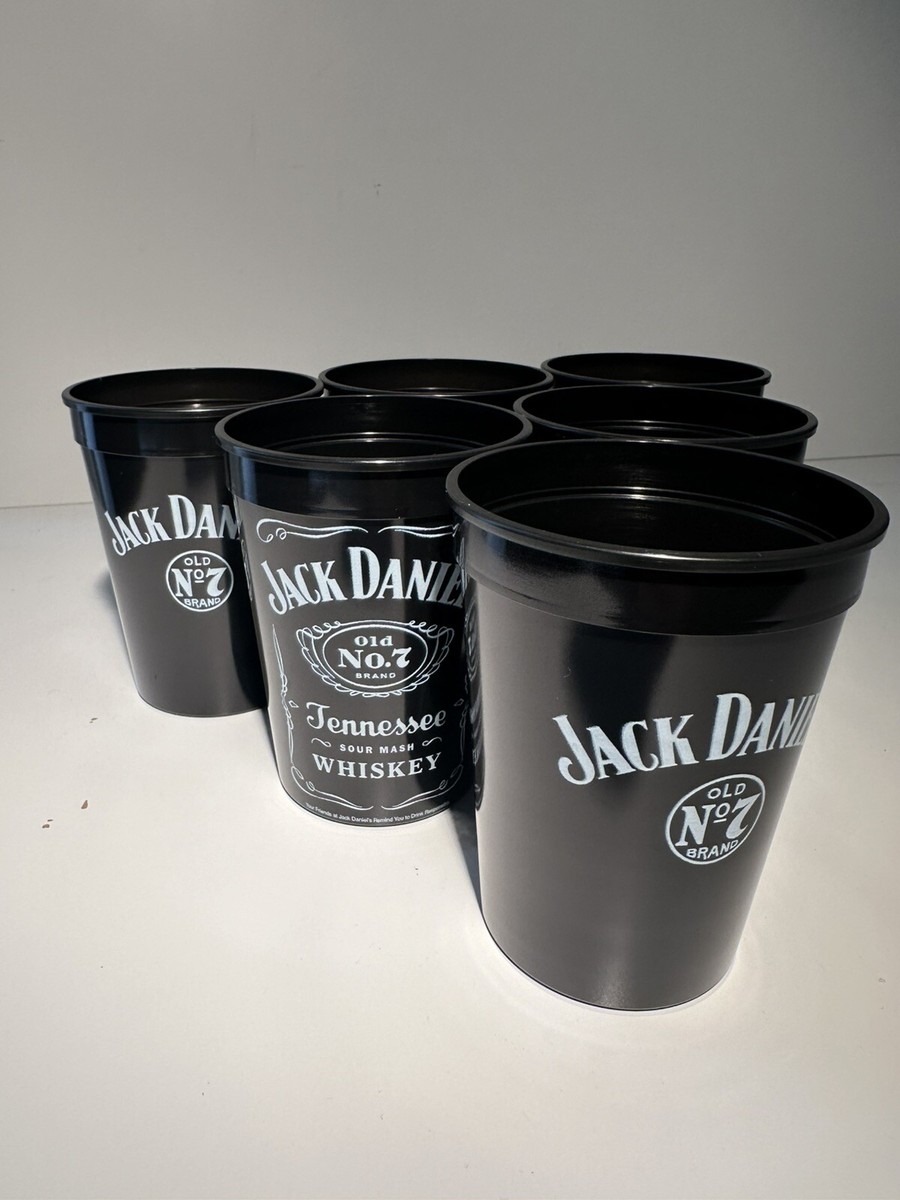 Jack Daniels Beer Pong~Plastic Cups~ Barware/ Pool Party Favors