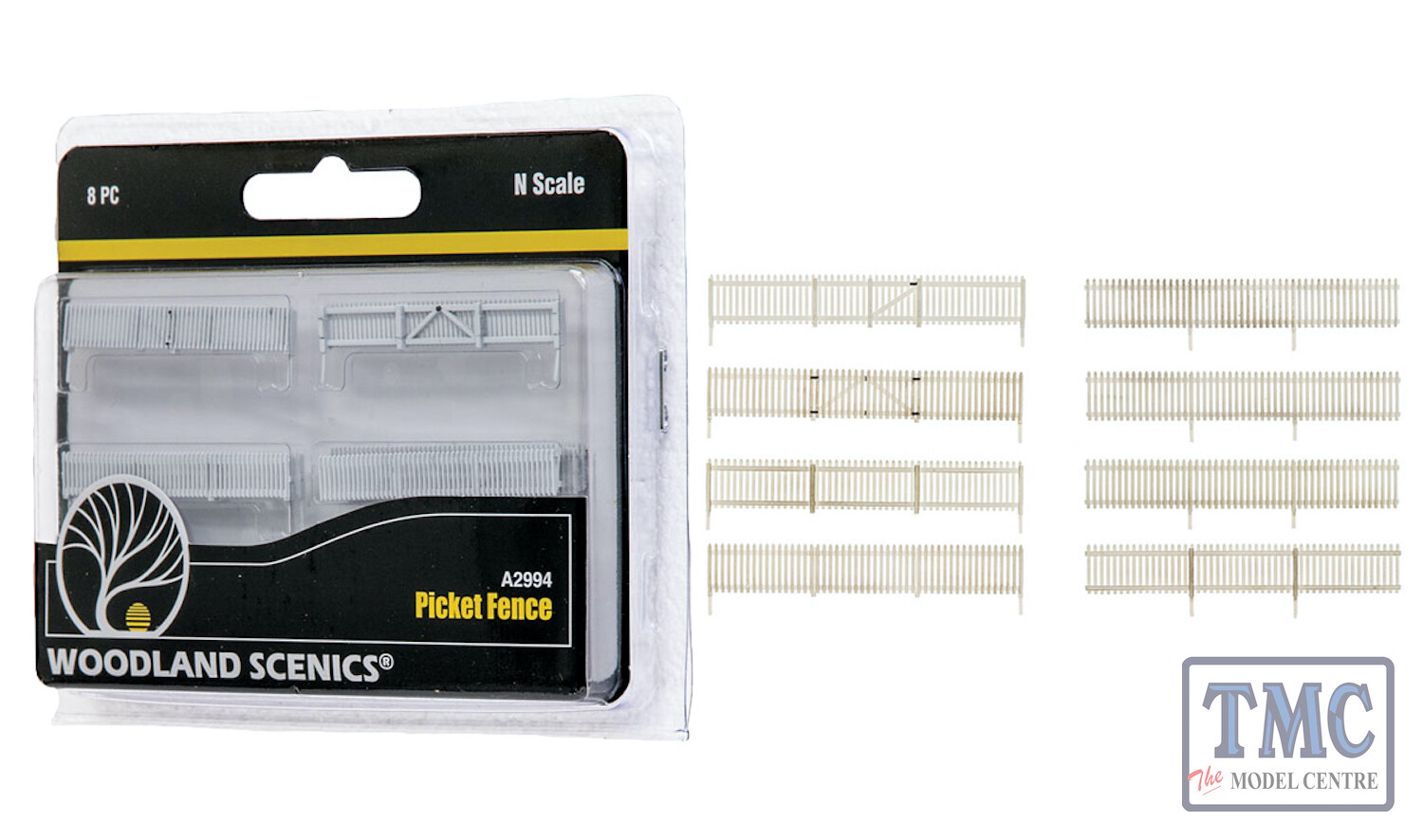 A2994 Woodland Scenics N Scale Picket Fence