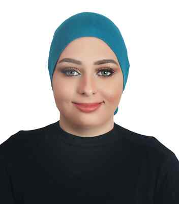 Lycra under scarf Long Tube Hijab Cap underscarf Hair loss Hat Bonnet  beanie