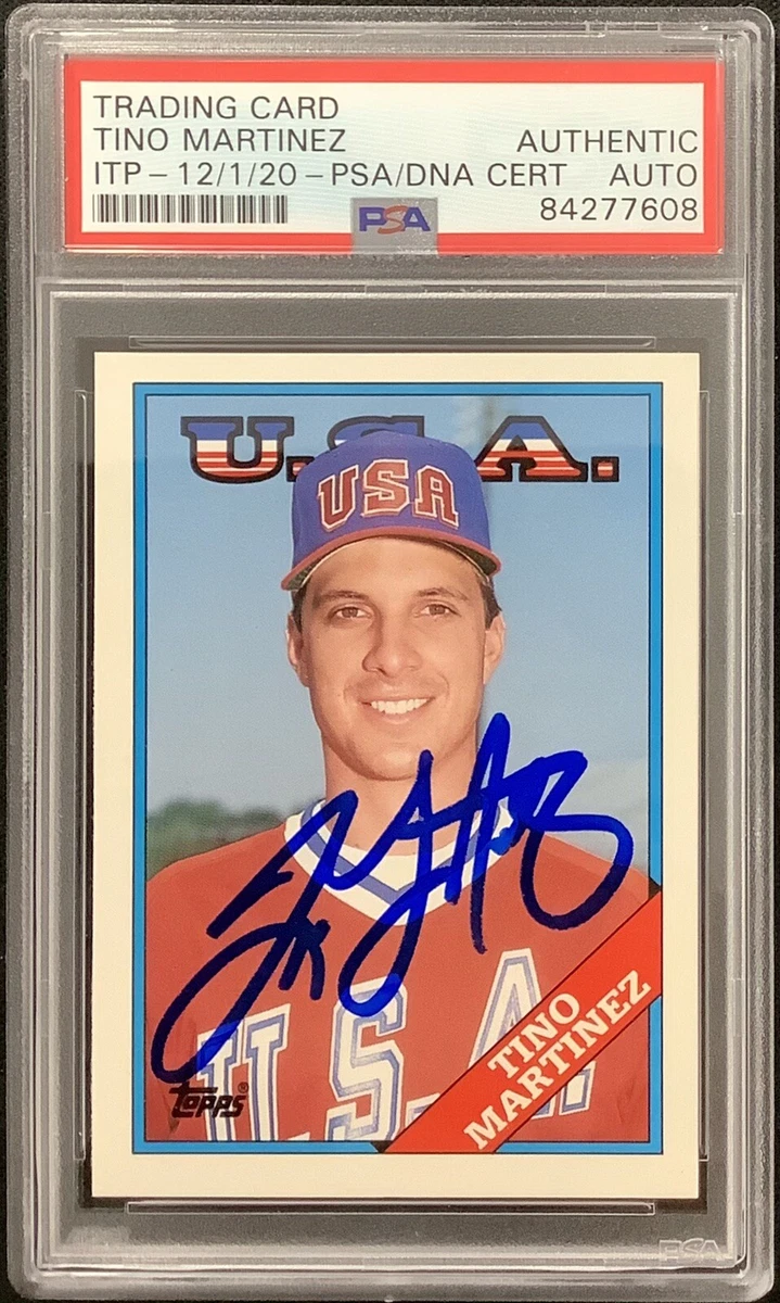 Tino Martinez Baseball MLB Original Autographed Items for sale | eBay