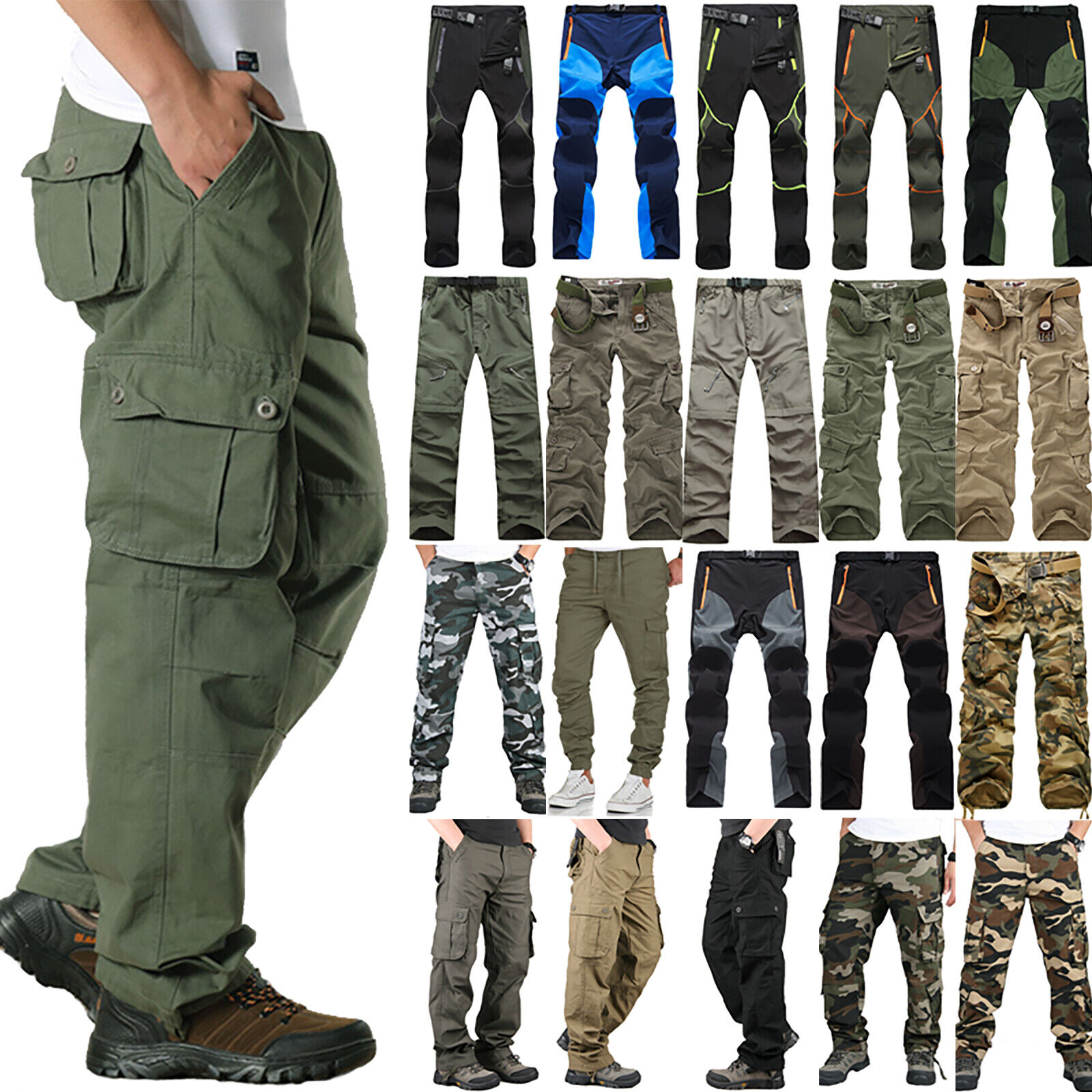 lee cooper army cargo pants