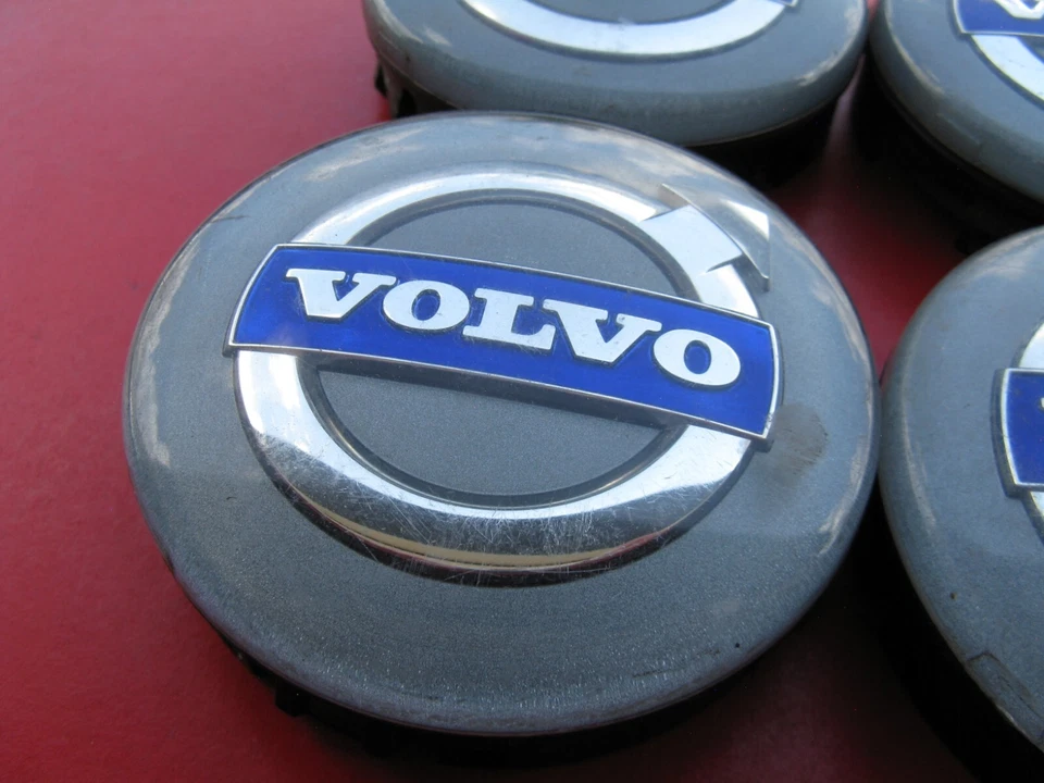 VOLVO C30 C70 S40 S60 S80 V40 4 WHEEL RIM HUB CAP HUBCAP CENTER COVER USED #509 - Image 4 of 4