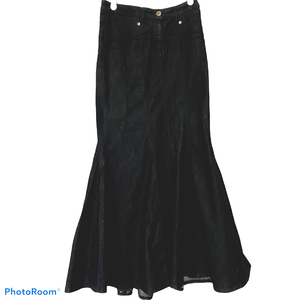 bisou bisou denim mermaid skirt