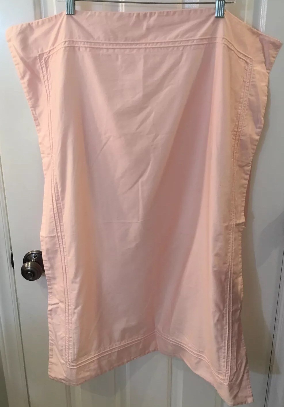NEW Debenhams London The Fine Linen Company Standard Peach Cotton