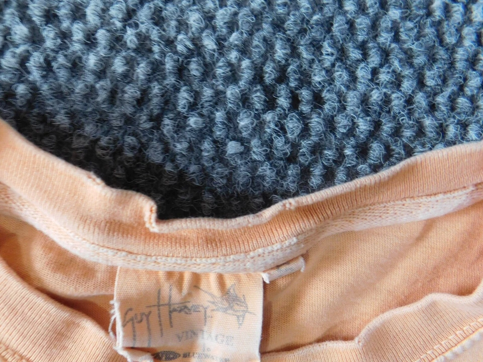 Guy Harvey Mens Shirt Small Peach logo fish classic fit beach - Image 4 of 4