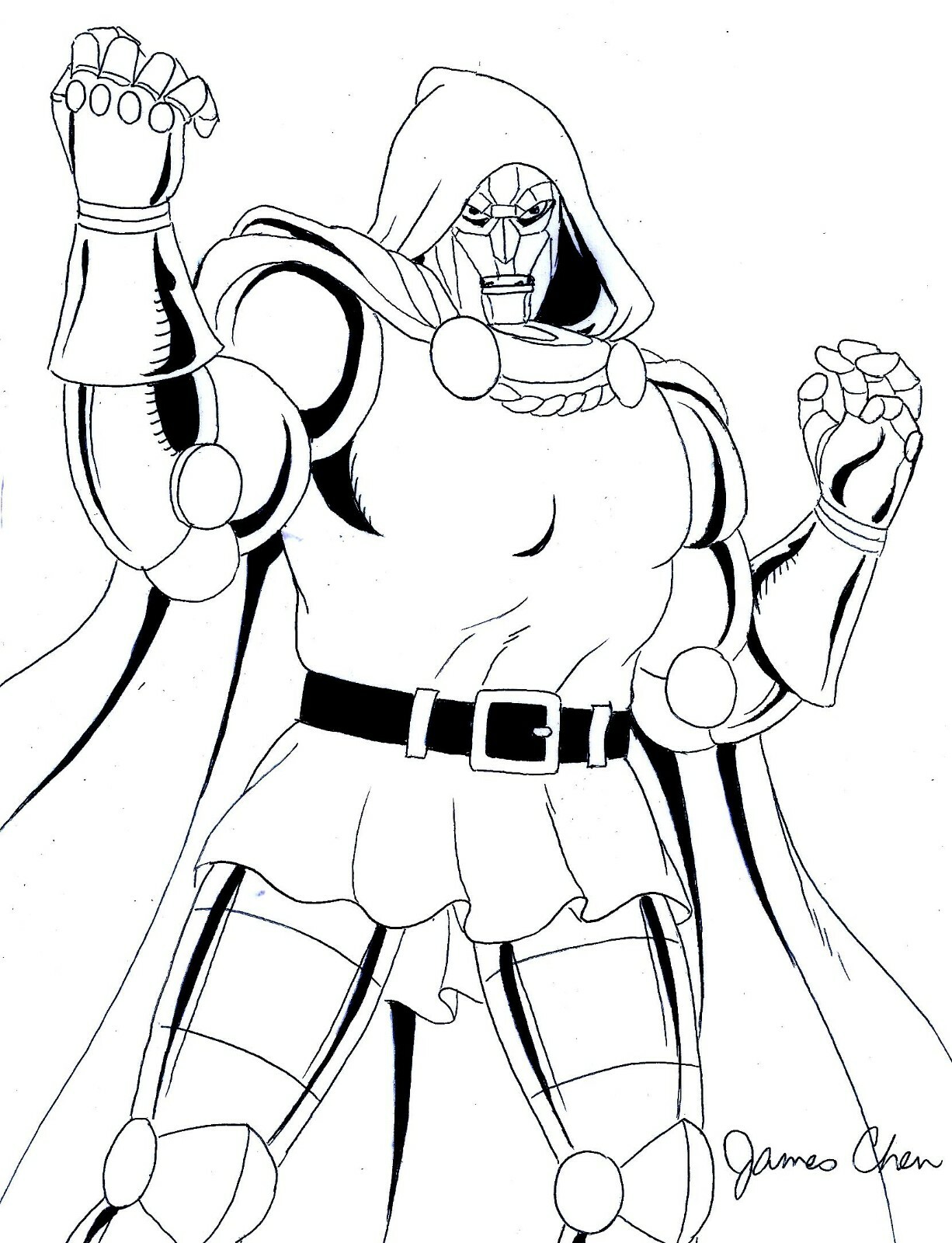 Doctor Doom Coloring Pages