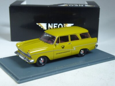(KI-12-39) Neo Scale Models Ford Taunus P2 Kombi Deutsche Bundespost 1:43 in OVP