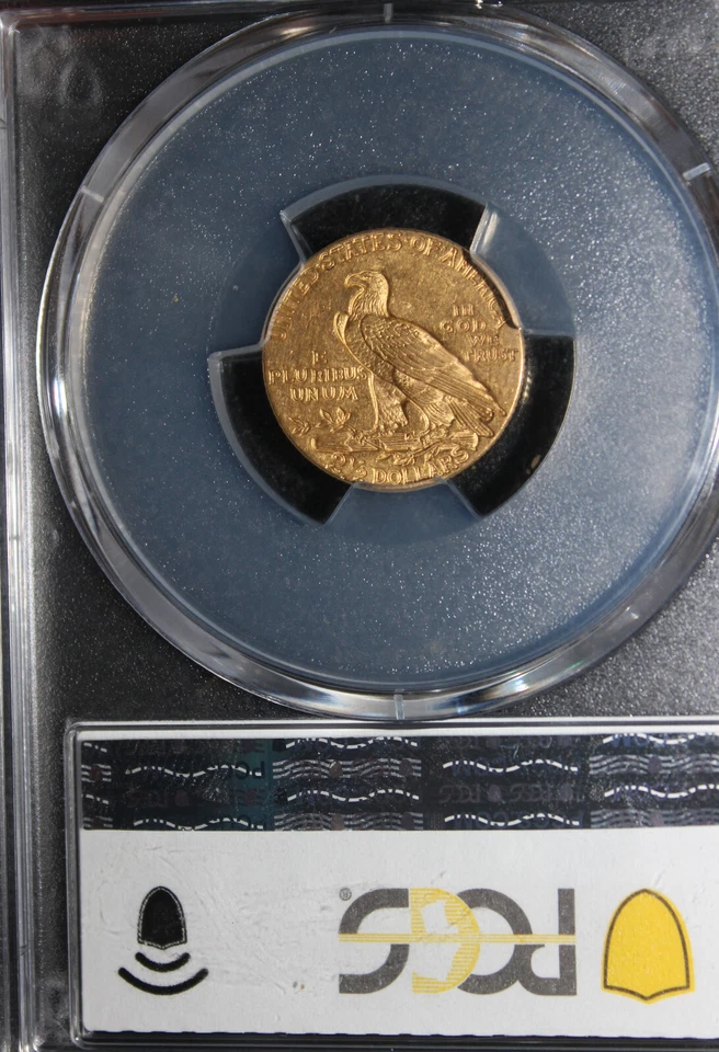 Indian Head Quarter Eagle 1911 MS62, GRADUACIÓN PROFESIONAL 49989001 Foto 4 de 4