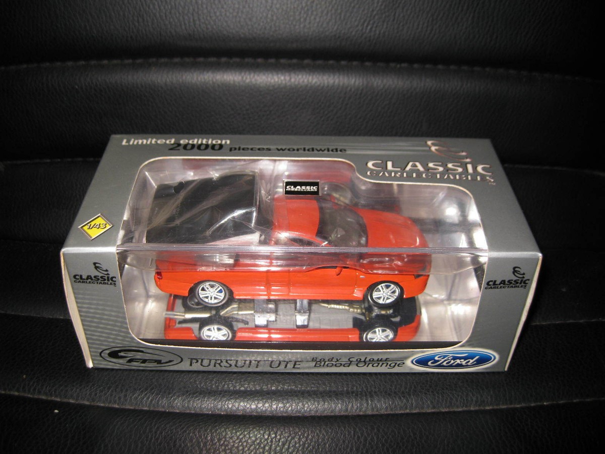 CLASSIC FORD BA FALCON FPV PURSUIT UTE BLOOD ORANGE