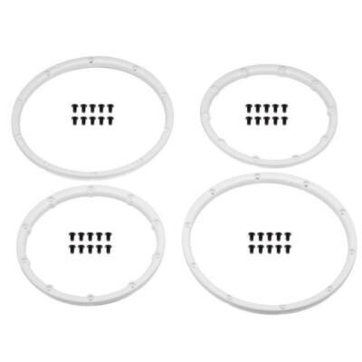 はでうさ HPI Racing 110545 Wheel Bead Lock Rings White (2) RTR Baja