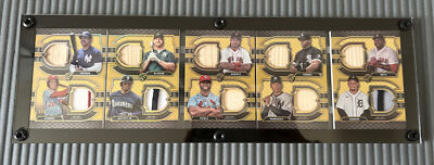 Triple Threads Gold 1/5 Griffey, Pujols, Rodriguez, McGwire - Relic Booklet RARE