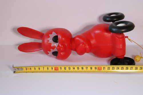 Vintage DMSZ plastic Hase made in Hungary Spielzeug 60er bis 80er RAR! - Bild 6 von 7