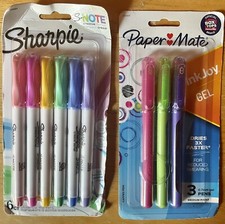Sharpie S-Note Duo 6-Pack Dual Ended Markers  Paper Mate Gel Pens 3-Pack 
