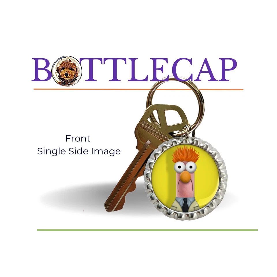 MUPPETS «Стакан» бутылка крышка цепочки для ключей, брелок, молнии тянуть, сумка подвеска кольцо для ключей - Изображение 2 из 4
