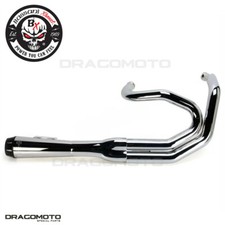 Harley FXDF 1584 Dyna Fat Bob 2008-2011 Full exhaust BASSANI Road Rage II Meg...