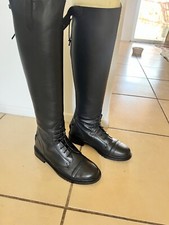 TuffRider Women  s Baroque Tall Field Boots - Size 7.5 BLACK