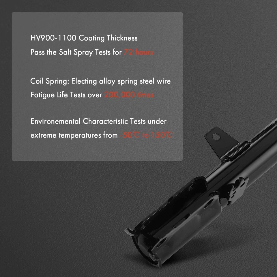 2Pcs Rear LH & RH Shock Absorber for Lexus RX350 2008-2009 RX400h 2007-2008 FWD - Image 4 of 4