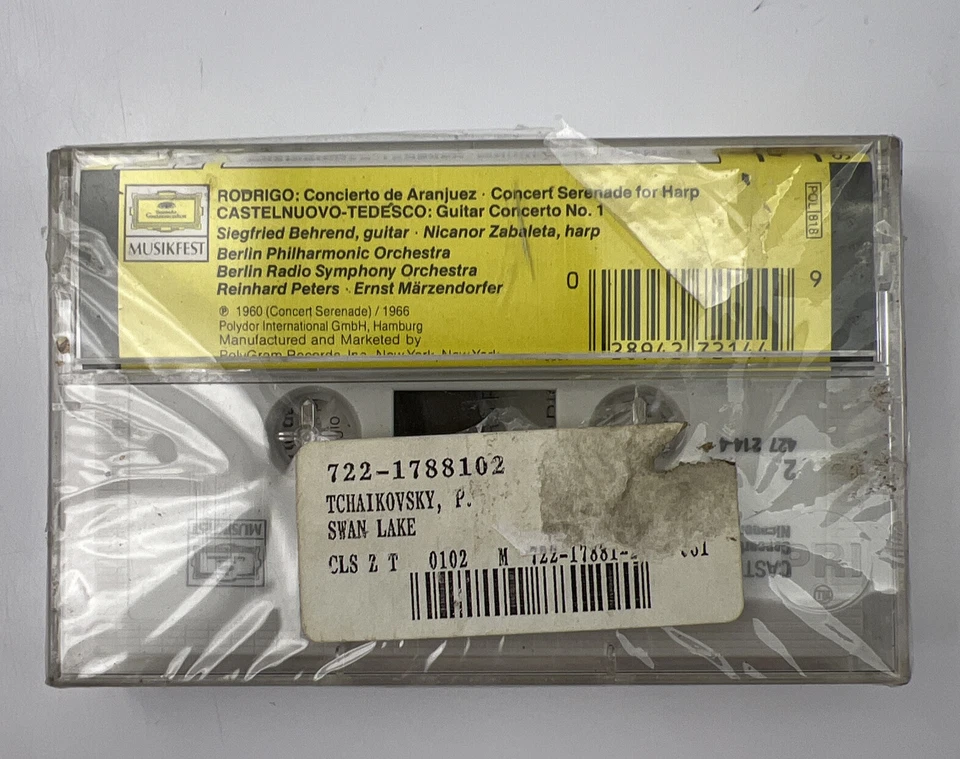 Rodrigo Concierto de Aranjuez guitar concerto no. 1 Cassette 1966 Serenade Harp - Image 2 of 4