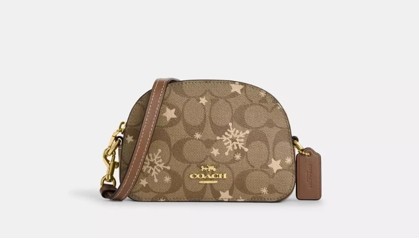 BORSA A TRACOLLA COACH SERENA NUOVA CON ETICHETTE IN FIRMA FIOCCO DI NEVE STELLA CN709 BORSETTA BORSETTA BORSETTA