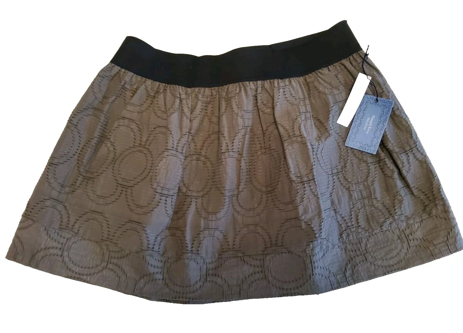 Simply Vera Vera Wang Poliéster Geométrico Saias femininas