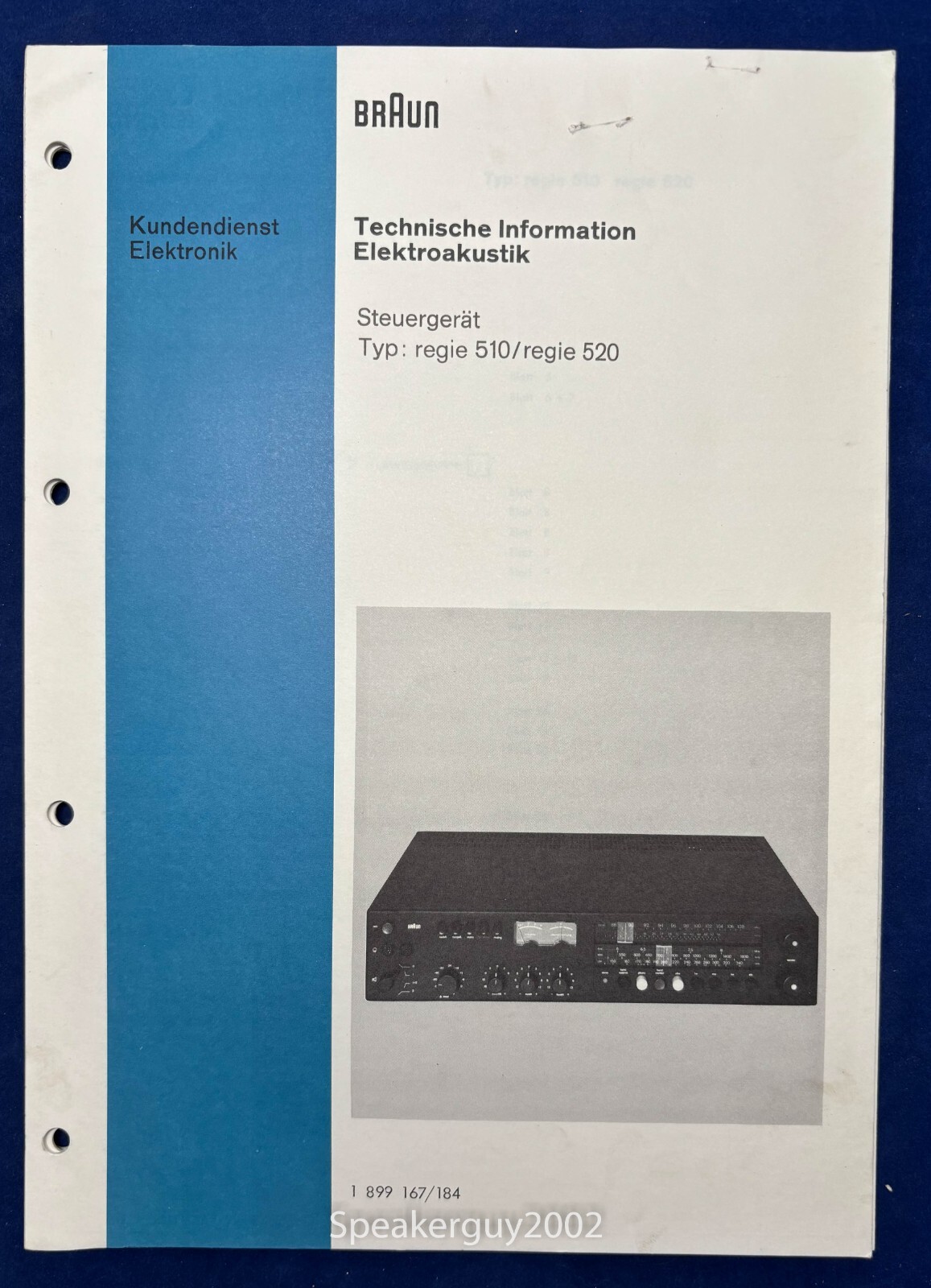 Braun REGIE-510 vintage audio equipment - eBay listing photo 1