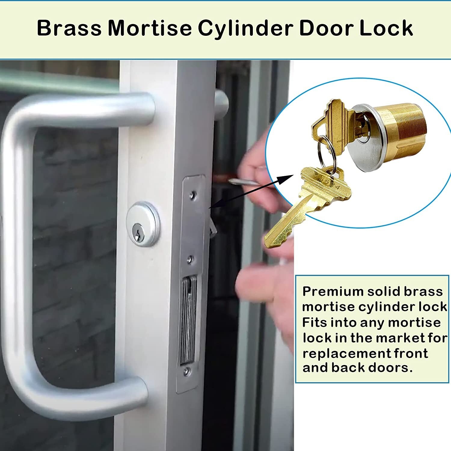 Global Door Controls 1 1/8 In. Aluminum Mortise Lock With Deadbolt Function For Adams Rite Type Storefront Door TH1101 1 1/8 AL   The Home Depot - Foto 11