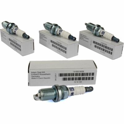 4 Spark Plugs Original Ignition GM Opel Zafira H J Corsa D Zafira B 1.6 1.8 LPG