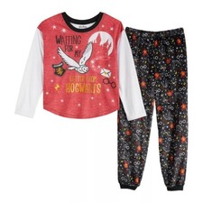 Harry Potter Hogwarts Pajamas Girls Size 6 NWT Shirt Pants Halloween not Book