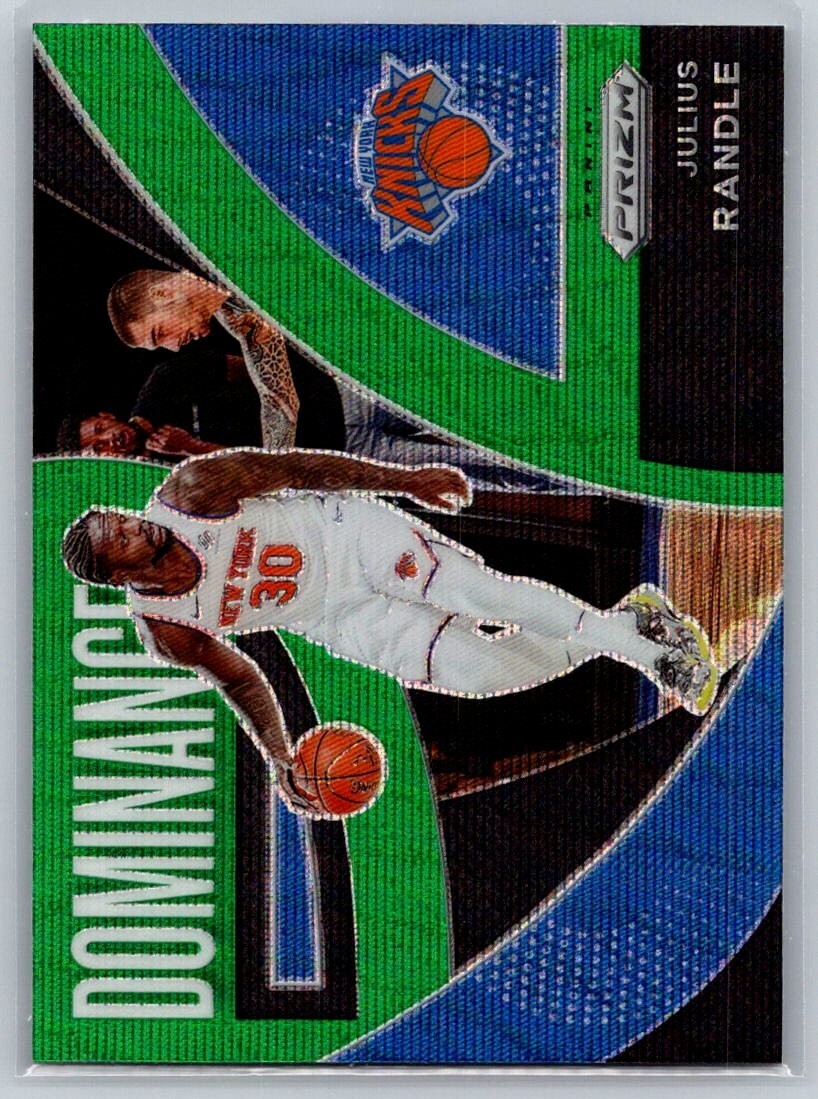 2021-22 Panini Prizm  Julius Randle Dominance Green Wave #21