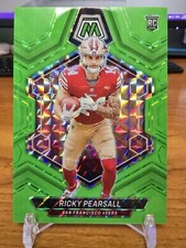 2024 Panini Mosaic Ricky Pearsall RC Fluorescent Green /10 Beautiful Condition