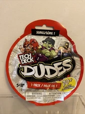 Tech Deck Dudes, Mini Skateboard & Figure, Series 1: 1-Pack (70+ To Collect)