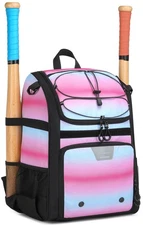 Bat Bag/Baseball Equipment Bag - Multi-Functional Baseball & Softball Storage |_