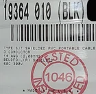 Belden 19364 14/3C Type SJT Premium Beldfoil Shielded Power Cord Cable 300V /5ft