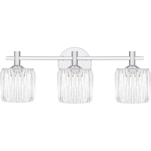 Quoizel Spade 3Light Bath Light, Polished Chrome/Clear Acrylic - SPD8622C - Picture 1 of 1
