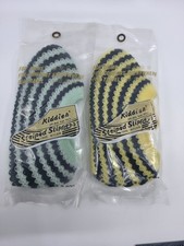 Vintage NOS Kiddies Striped Slipper Socks 100% Nylon Made In Japan Ages 4-12 Lot