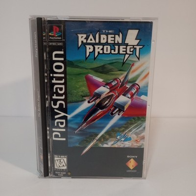 Raiden Project Long Box (Sony PlayStation 1, 1995) CIB W/ Registration Card 