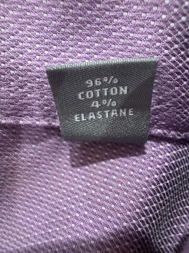 Camicia elegante uomo Michael Kors bottoni vestibilità regolare softair elasticizzata 17,5 34/35 - Foto 10 di 11