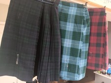 3 Vintage Pure New Wool Skirts Size 14