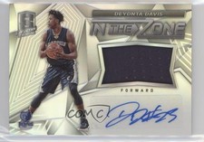 2016-17 Panini Spectra In the Zone Memorabilia 48/149 Deyonta Davis #16 Auto 4i1