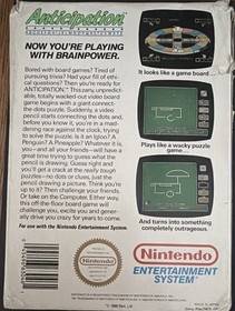 Nintendo Anticipation Nintendo NES Game Cartridge, NTSC-U/C (US/Canada)