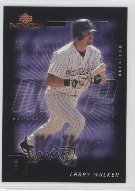 2002 Upper Deck MVP Larry Walker #285 HOF 0q3
