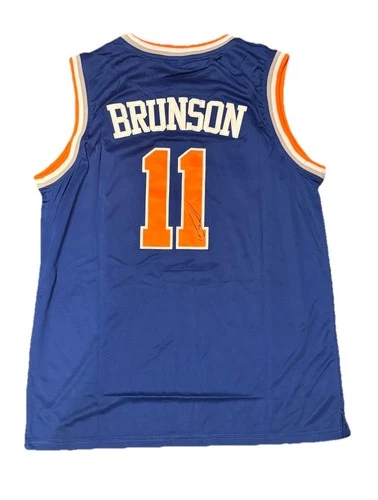 Jalen Brunson New York Knicks NBA Basketball Custom Signed Autographed Jersey