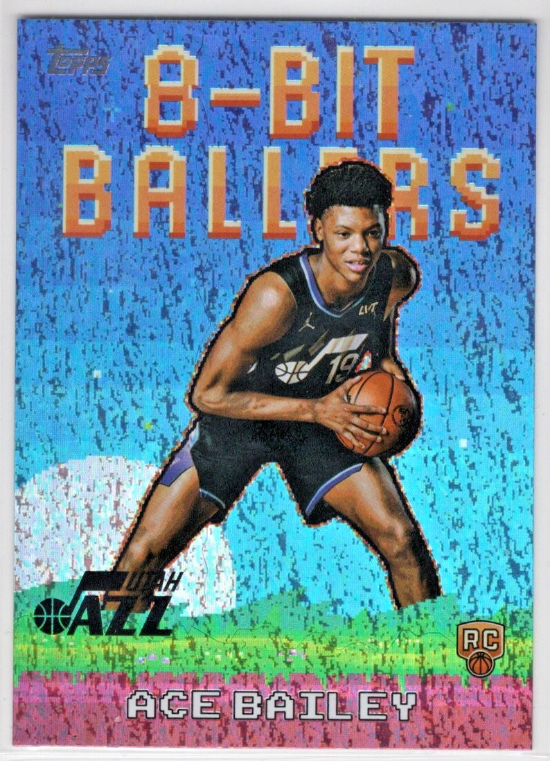 2025-26 Topps 8-Bit Ballers Holo Foil RC #8B35 Ace Bailey Jazz