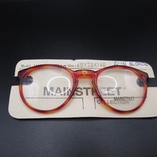 Vintage Mainstreet Eyeglass Frames 150 Demi Blonde Tortoise 49-23-140 Hong Kong