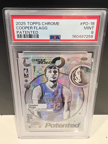 2025 Topps Chrome Cooper Flagg Base (PSA 9)