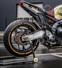 Tire Lettering Racing Strips MOTORCYCLE Sticker Full SET Front 0.50''Rear 0.75''