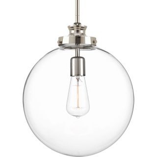 Progress Lighting P5328-104 Penn Single Light 12'' Pendant with Clear Shade
