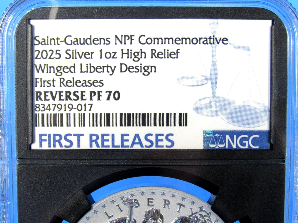 2025 St. Gaudens NPF, 1-Ounce Minged Liberty Double Eagle NGC RP 70  First Rel. - Image 3 of 4